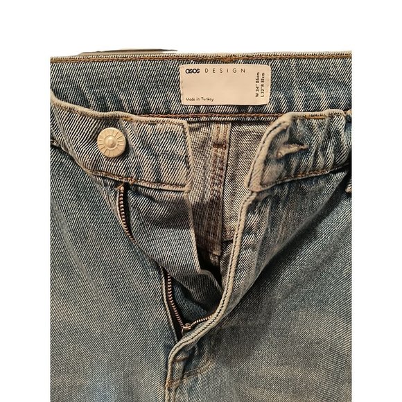 ASOS Design Men’s Ripped Denim Jeans 34X32 - Picture 4 of 7